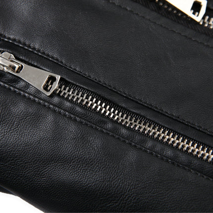 Men's Motorcycle Leather Jacket Jacket