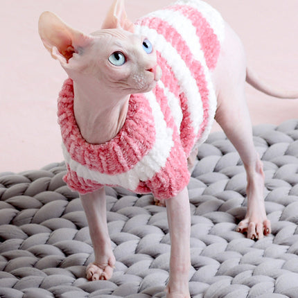 Hairless Cat Winter Thicken Warm Cotton Sweater