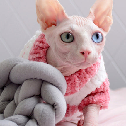 Hairless Cat Winter Thicken Warm Cotton Sweater