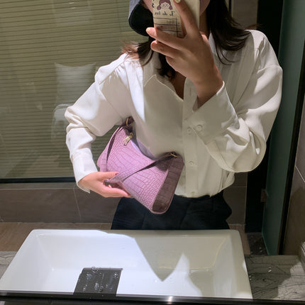 All-match Underarm Female Baguette Bag Retro Shoulder Bag