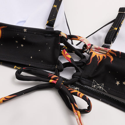 Sunflower Bikini European And American Sexy Triangle Swimsuit