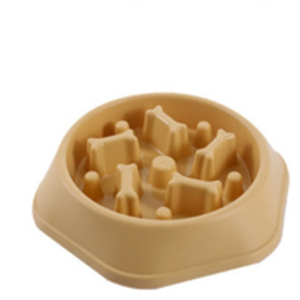 Home Style Bone Choke Prevention Slow Food Bowl Dog Bowl