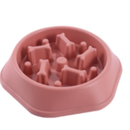 Home Style Bone Choke Prevention Slow Food Bowl Dog Bowl