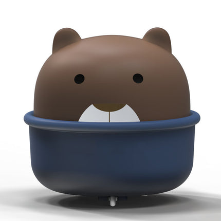 Mini Baby Toy Car Wind Up Cartoon Animal Toy Press and Go Vehicles