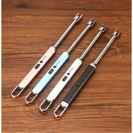 Aluminum-Zinc Alloy USB Windproof Lighter