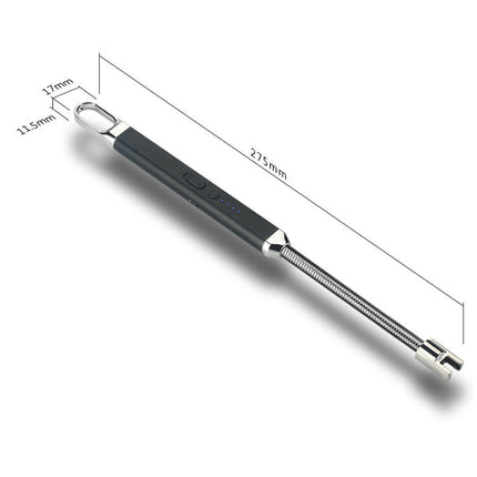 Aluminum-Zinc Alloy USB Windproof Lighter