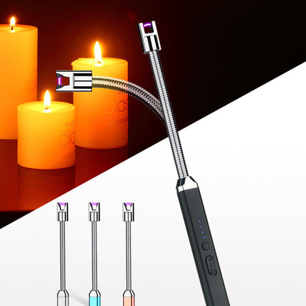 Aluminum-Zinc Alloy USB Windproof Lighter