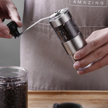 Hand Grinder Coffee Bean Grinder Small Mini Manual Grinder All-In-One Coffee Machine