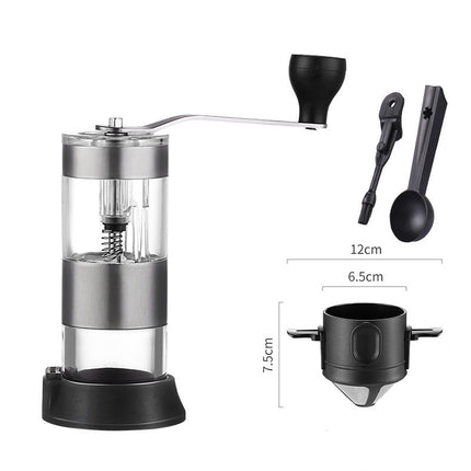 Hand Grinder Coffee Bean Grinder Small Mini Manual Grinder All-In-One Coffee Machine