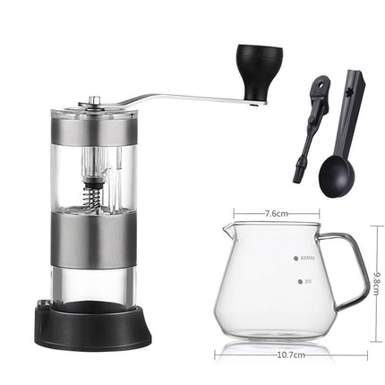 Hand Grinder Coffee Bean Grinder Small Mini Manual Grinder All-In-One Coffee Machine