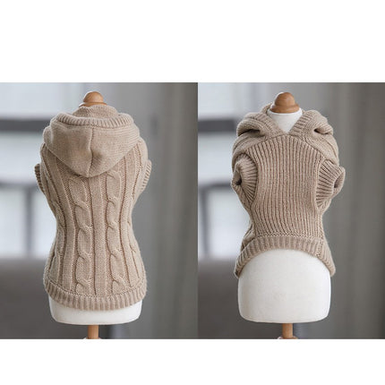 Short Hairless Warm Sweater For Cute Kittens And Dogs