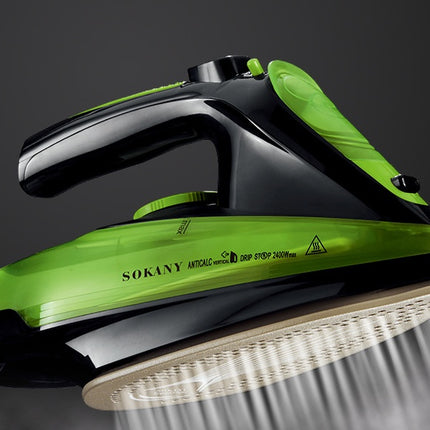 Steam Iron 5 Speed Adjust Cordless Charging Portable Clothes Ironing Steamer Portable Ceramic Soleplate