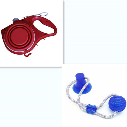 Pet Supplies With Water Bottle, Cup, Pet Rope