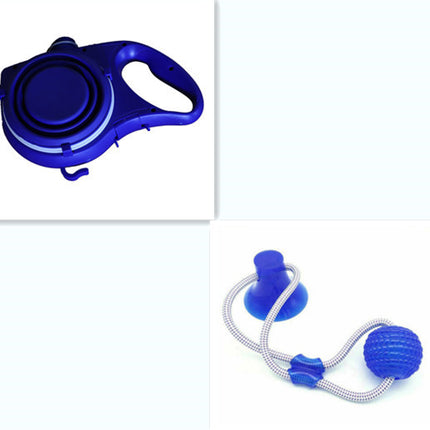 Pet Supplies With Water Bottle, Cup, Pet Rope