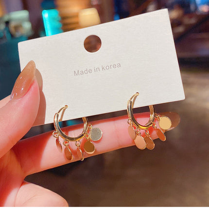 Mini Wafer Earrings