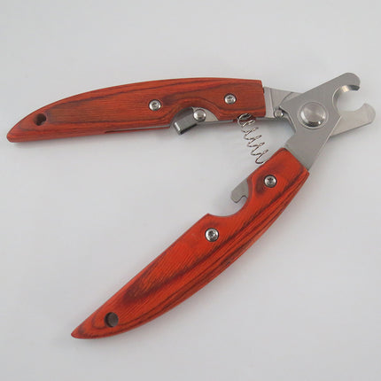 Pet Nail Clippers Set With Wooden Handle Dog Nail Clippers
