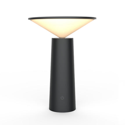 Rotating Lamp Head Three-color Light Charging Touch