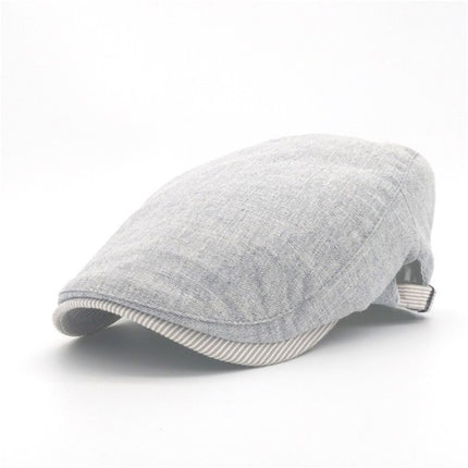 Cotton And Linen Beret Men