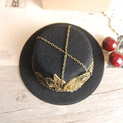 Party Show Decoration Hat Steampunk Hat Retro Lolita Accessories Gear Gay