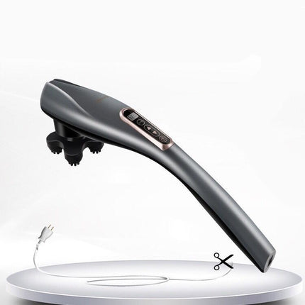 Electric Handheld Massager 6 Head Body Kneading Vibrating Massager Therapy Machine