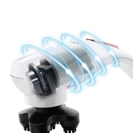 Electric Handheld Massager 6 Head Body Kneading Vibrating Massager Therapy Machine