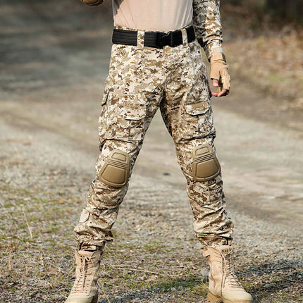 Four Seasons Military Tactical Pants CP Camouflage Black Python Pattern Frog Pants Overalls