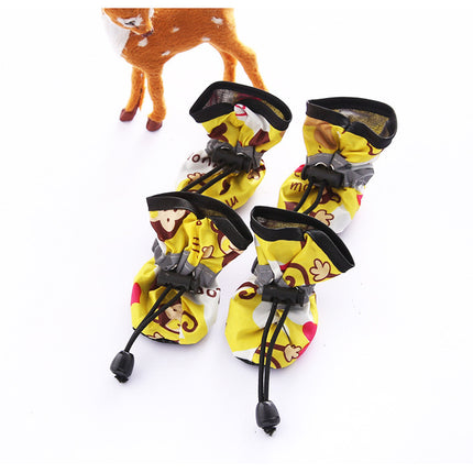 Pet Dog Shoes And Socks Four Seasons Breathable Soft Bottom Non-Slip