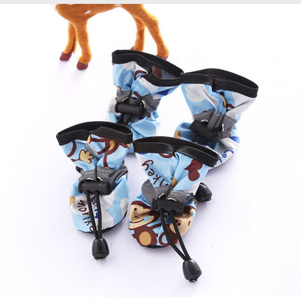 Pet Dog Shoes And Socks Four Seasons Breathable Soft Bottom Non-Slip