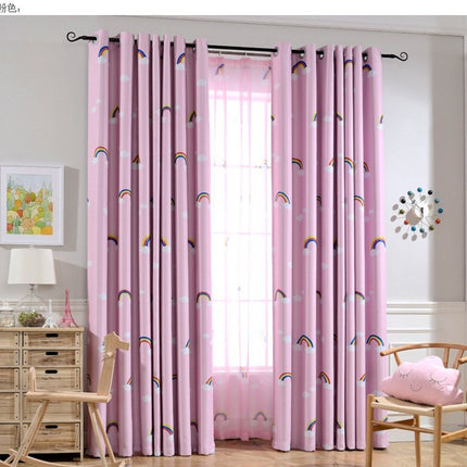 Rainbow Children Boys And Girls Bedroom Den Blackout Curtain Cloth