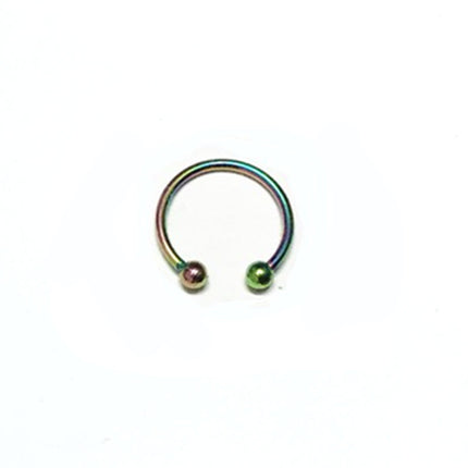 Stainless Steel Nose Ring Electroplated Nose Nail Set