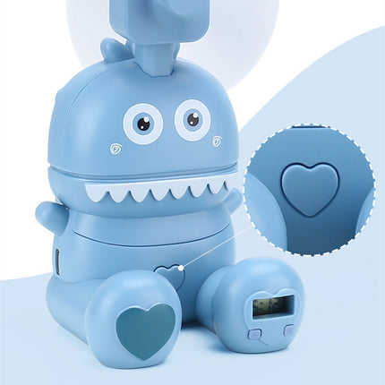 Portable Mini Watch Fan USB Charging Air Cooling Fan Removable Desktop Fan With Colorful Lights For Student Kids Gifts For Home