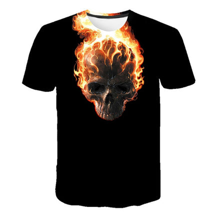 Summer Light Breathable Printed Short-Sleeved