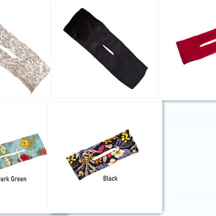 Printed Headband Hair Coiler French Vintage Bow