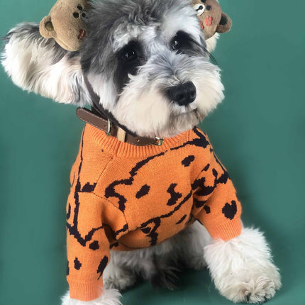 Dog Clothes Small Dog Spring And Autumn Pet Cubs Pullover Dog Sweater