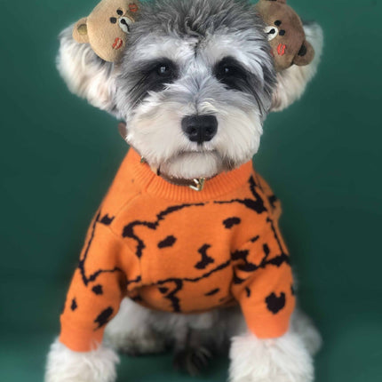 Dog Clothes Small Dog Spring And Autumn Pet Cubs Pullover Dog Sweater