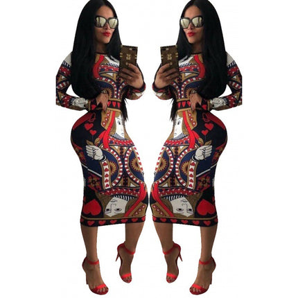 African Print Women's Dress