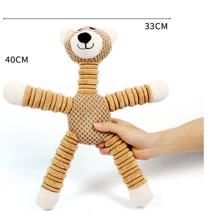 T-MENG Pet Dog Toys Make Sounds Solid Resistance To Bite Playable Funny Chew Squeaky Pet Toy For Small Medium Large Dogs Cachorr