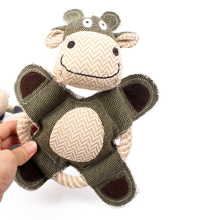 T-MENG Pet Dog Toys Make Sounds Solid Resistance To Bite Playable Funny Chew Squeaky Pet Toy For Small Medium Large Dogs Cachorr