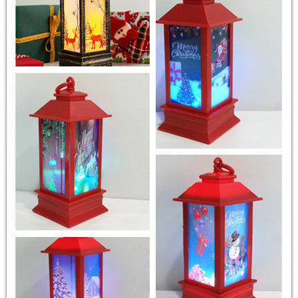 Santa Claus Snowman Light Merry Christmas Home Decor