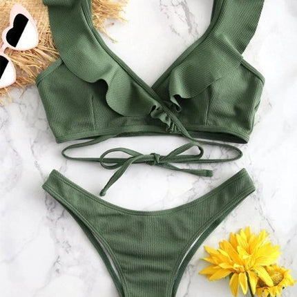 Women's swimwear with adjustable strap