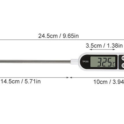 Electronic probe BBQ thermometer