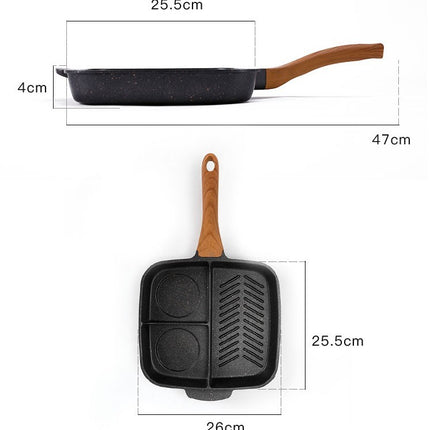 Maifanshi fried steak pot multi-function household omelette pan pan induction cooker non-stick pan