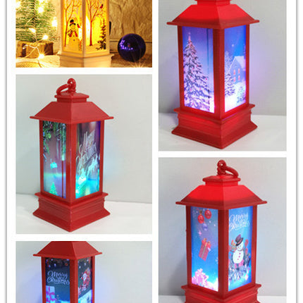 Santa Claus Snowman Light Merry Christmas Home Decor