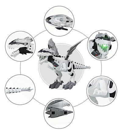 Walking Dragon Toy Fire Breathing Water Spray Dinosaur