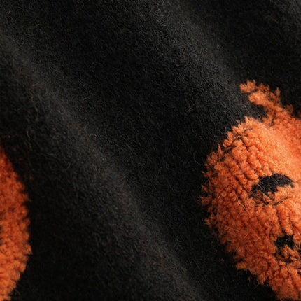 Women's Fashion Round Neck Pullover Halloween Sweater