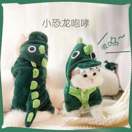 Cat Pet Clothing Anti-lint Winter