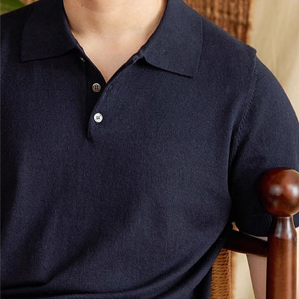 Summer Thin Men's Slim Casual Polo Shirt