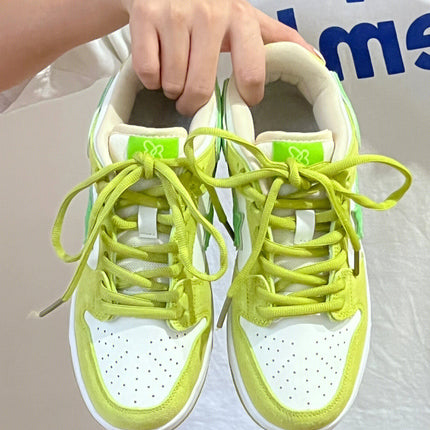 Apple Green Retro Casual Sneakers Men's Platform Sneaker