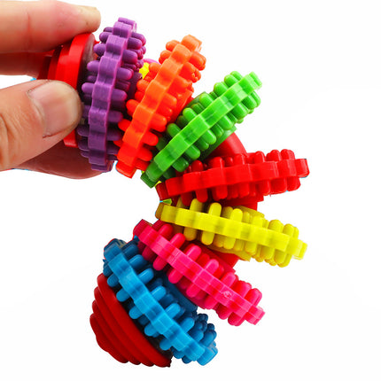 Colorful swivel pet toy dog molar