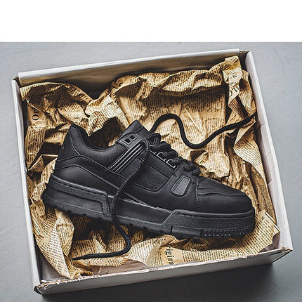 Black American Retro Platform Sports Board Shoes